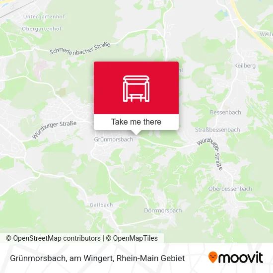 Карта Grünmorsbach, am Wingert