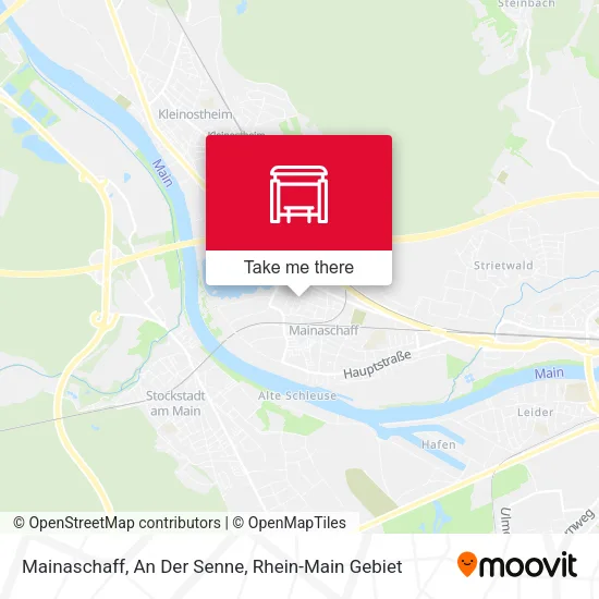 Карта Mainaschaff, An Der Senne