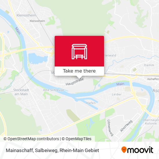 Карта Mainaschaff, Salbeiweg