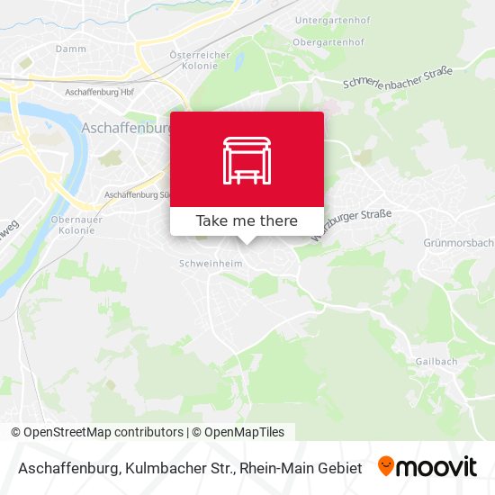 Aschaffenburg, Kulmbacher Str. map