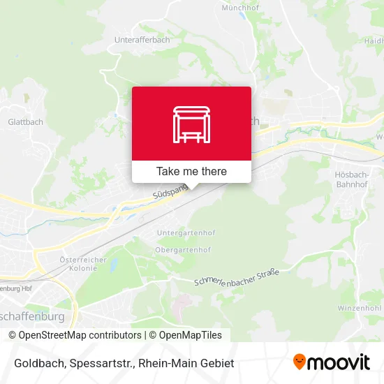 Карта Goldbach, Spessartstr.