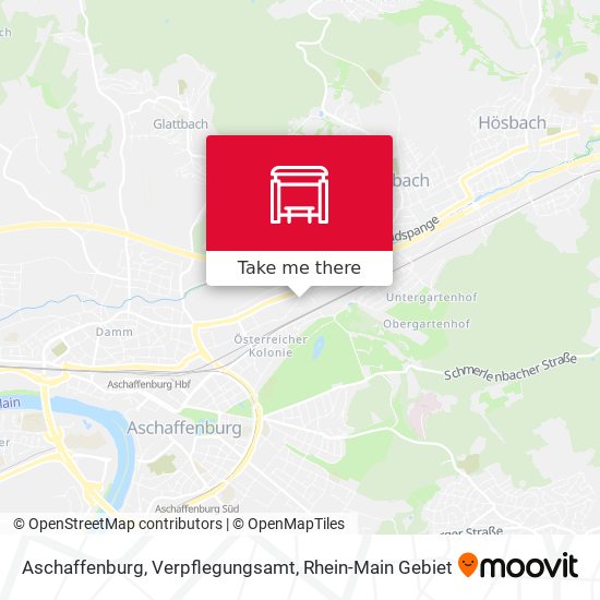 Карта Aschaffenburg, Verpflegungsamt
