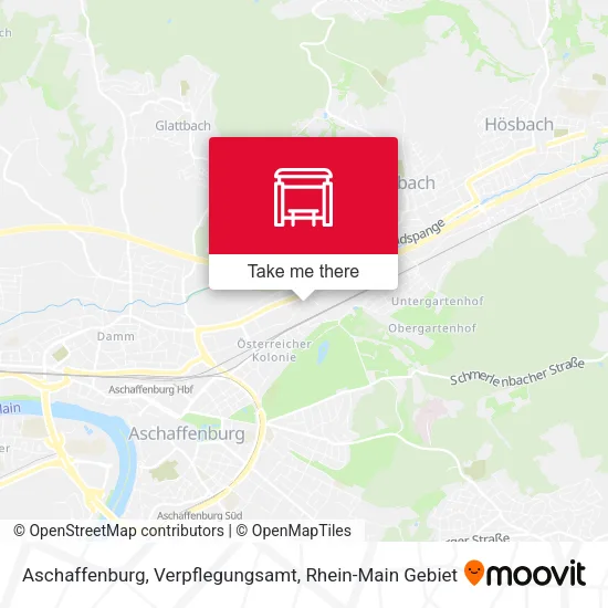 Карта Aschaffenburg, Verpflegungsamt