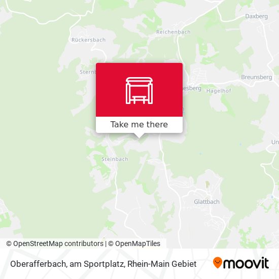 Oberafferbach, am Sportplatz map