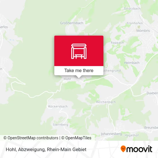 Карта Hohl, Abzweigung