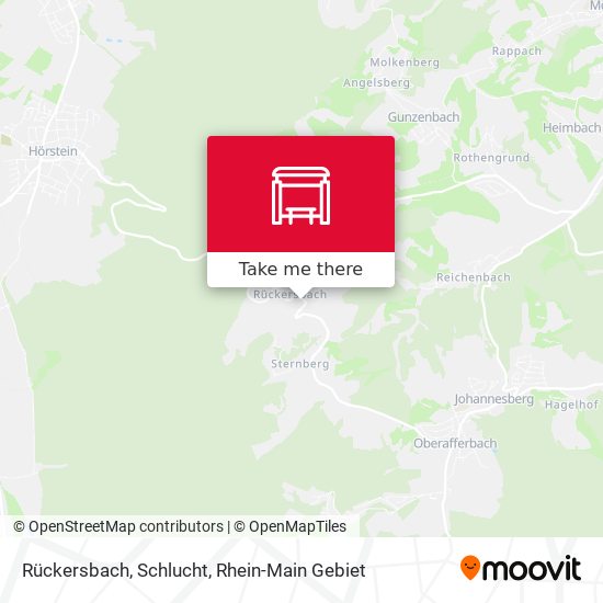 Rückersbach, Schlucht map