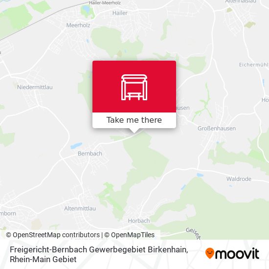 Freigericht-Bernbach Gewerbegebiet Birkenhain map
