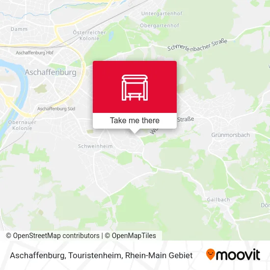 Карта Aschaffenburg, Touristenheim