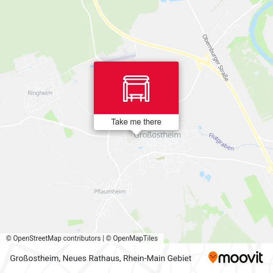 Großostheim, Neues Rathaus map