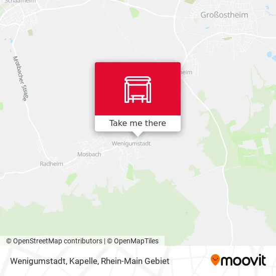 Карта Wenigumstadt, Kapelle