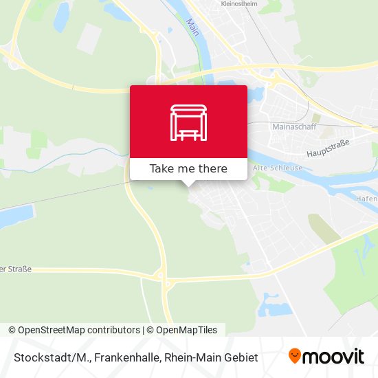 Stockstadt/M., Frankenhalle map