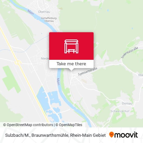 Sulzbach/M., Braunwarthsmühle map