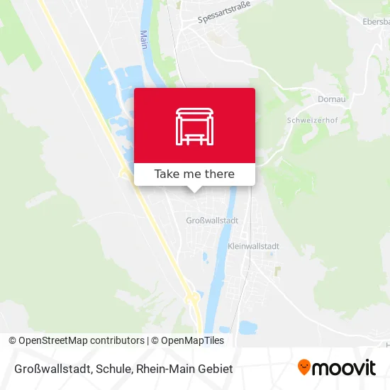 Карта Großwallstadt, Schule