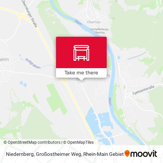 Niedernberg, Großostheimer Weg map