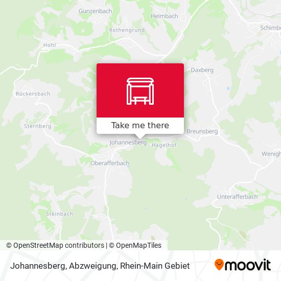 Карта Johannesberg, Abzweigung