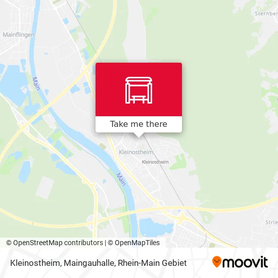 Карта Kleinostheim, Maingauhalle