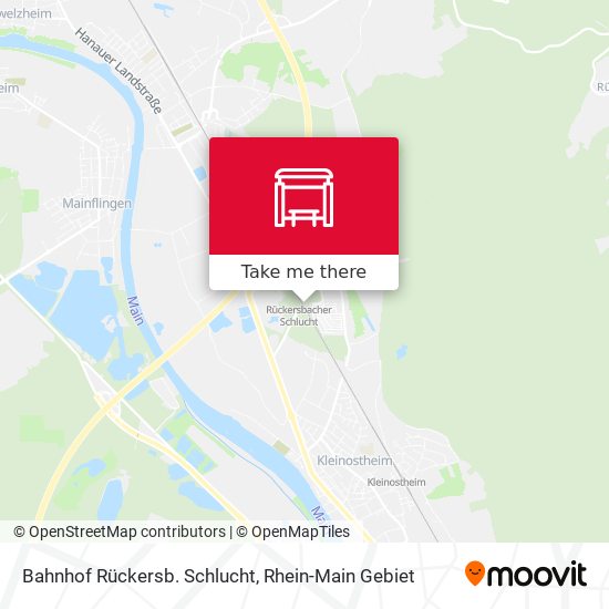 Bahnhof Rückersb. Schlucht map