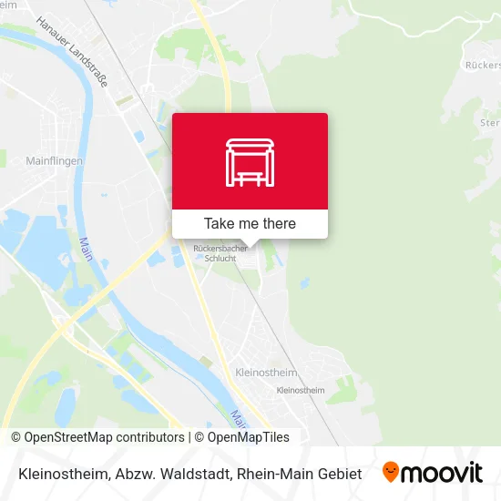 Карта Kleinostheim, Abzw. Waldstadt