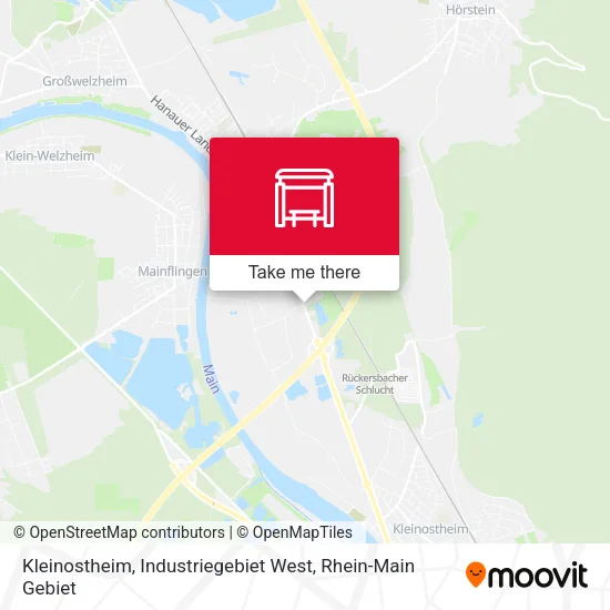 Карта Kleinostheim, Industriegebiet West