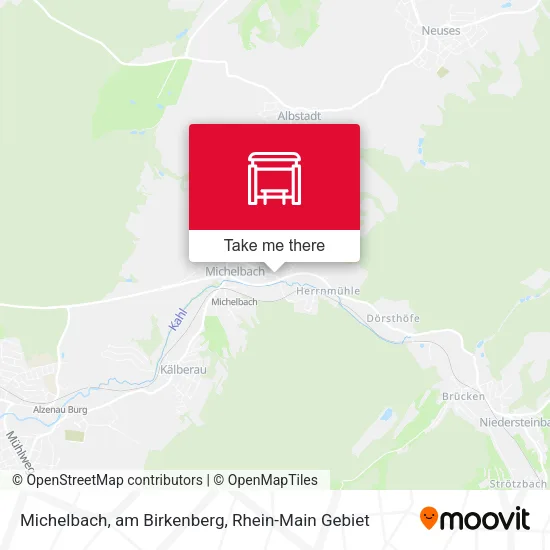 Карта Michelbach, am Birkenberg