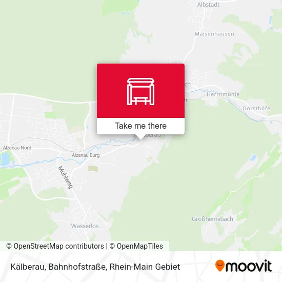 Kälberau, Bahnhofstraße map