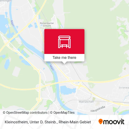 Kleinostheim, Unter D. Steinb. map