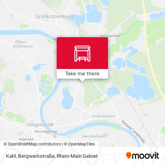 Kahl, Bergwerkstraße map