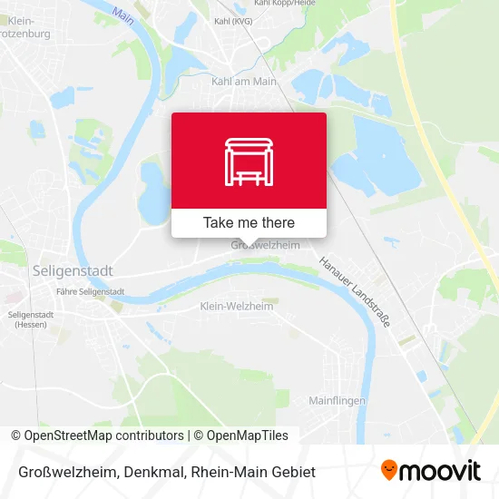 Карта Großwelzheim, Denkmal