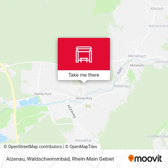 Карта Alzenau, Waldschwimmbad
