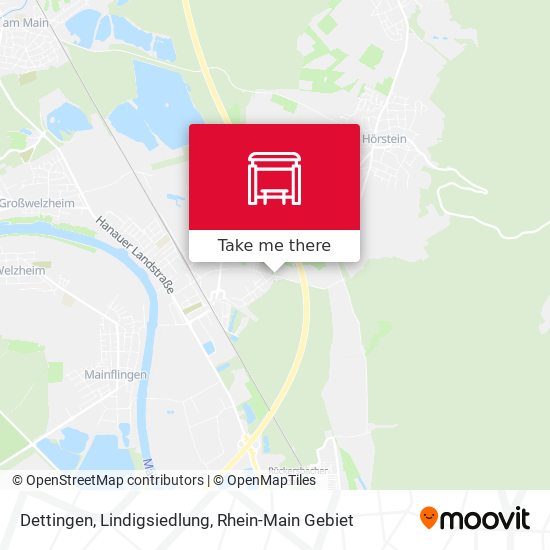 Dettingen, Lindigsiedlung map