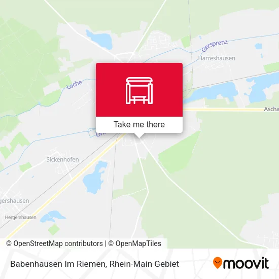 Карта Babenhausen Im Riemen