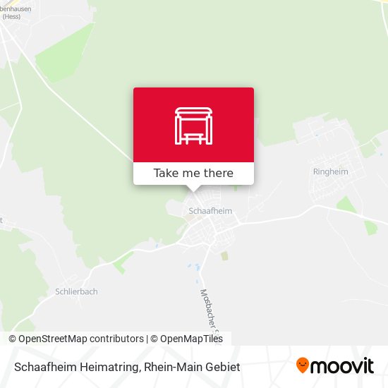 Карта Schaafheim Heimatring
