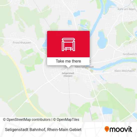 Карта Seligenstadt Bahnhof