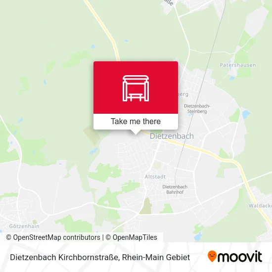 Карта Dietzenbach Kirchbornstraße