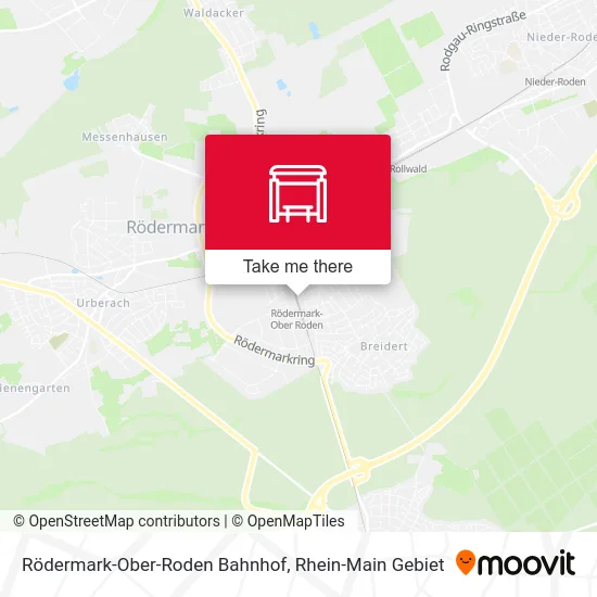 Rödermark-Ober-Roden Bahnhof map