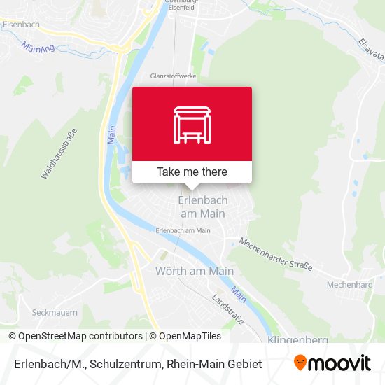 Erlenbach/M., Schulzentrum map