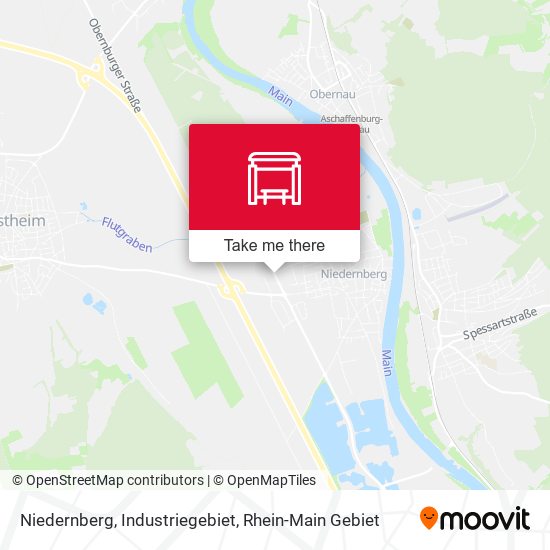 Niedernberg, Industriegebiet map