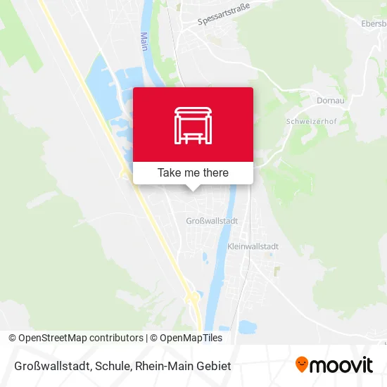 Карта Großwallstadt, Schule