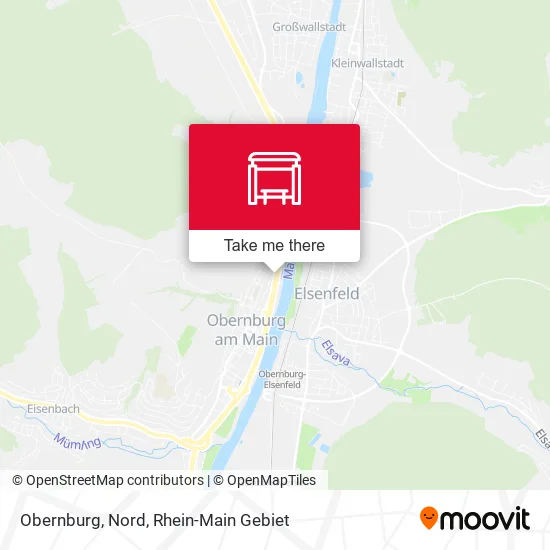 Карта Obernburg, Nord