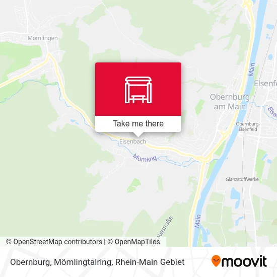 Obernburg, Mömlingtalring map