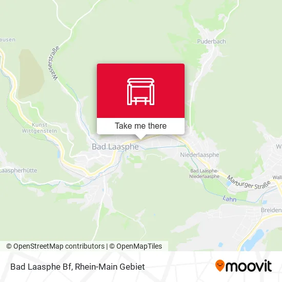Карта Bad Laasphe Bf