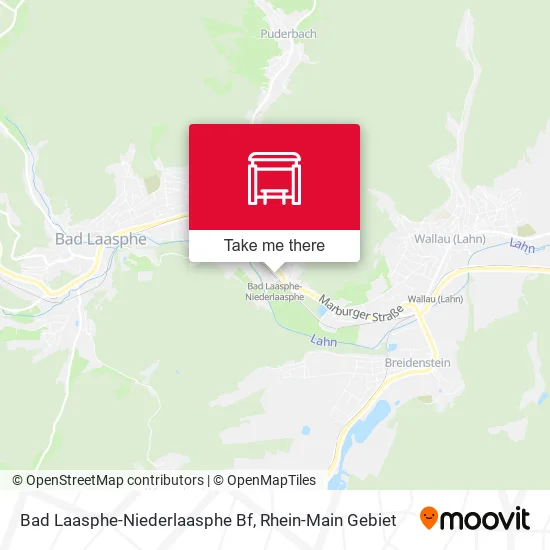 Карта Bad Laasphe-Niederlaasphe Bf