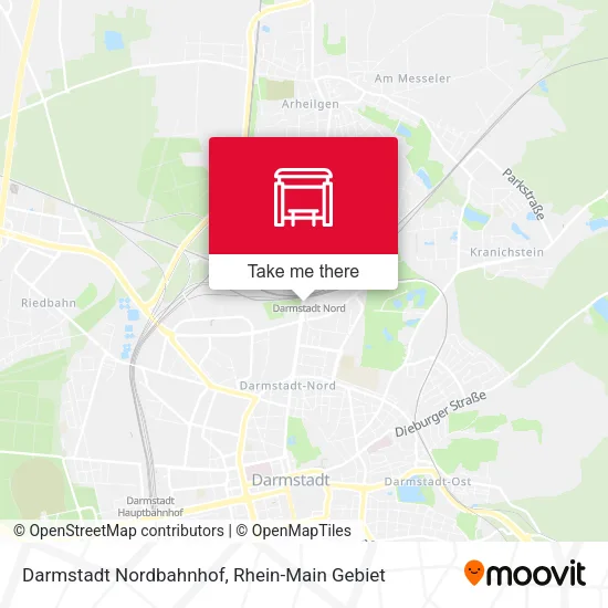 Карта Darmstadt Nordbahnhof