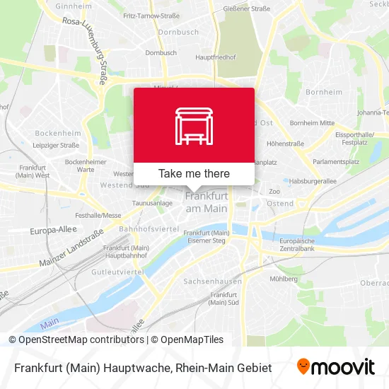 Карта Frankfurt (Main) Hauptwache