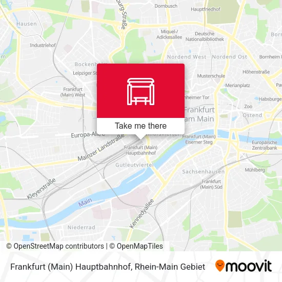 Карта Frankfurt (Main) Hauptbahnhof