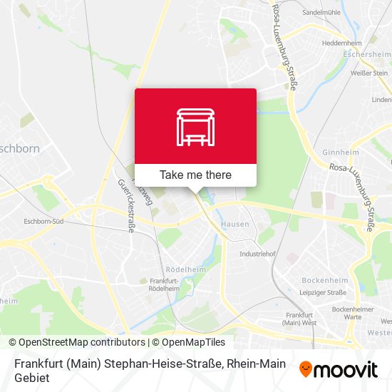 Frankfurt (Main) Stephan-Heise-Straße map