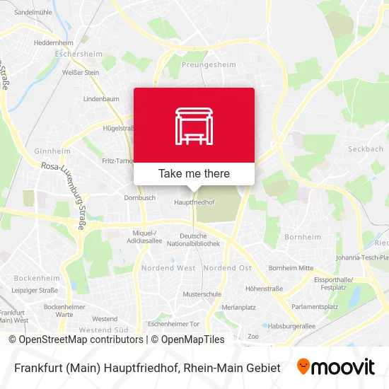 Frankfurt (Main) Hauptfriedhof map