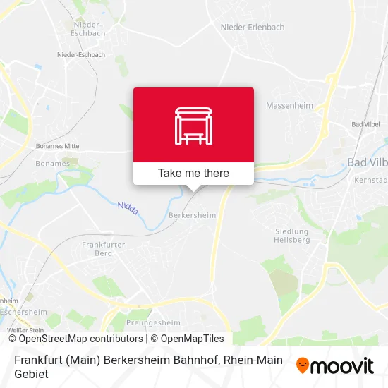 Frankfurt (Main) Berkersheim Bahnhof map