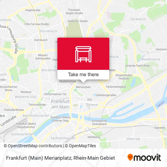 Карта Frankfurt (Main) Merianplatz