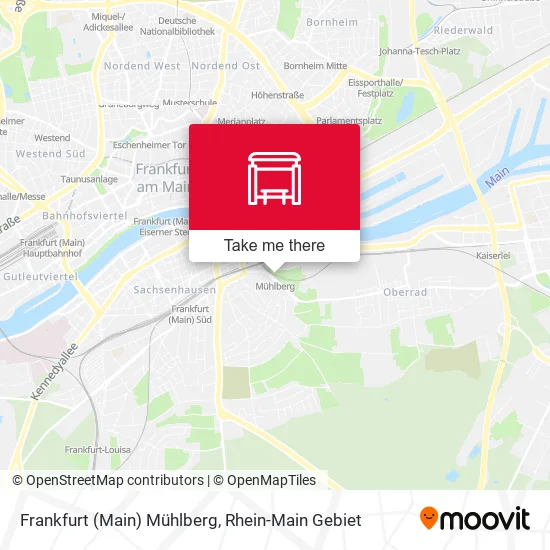 Карта Frankfurt (Main) Mühlberg